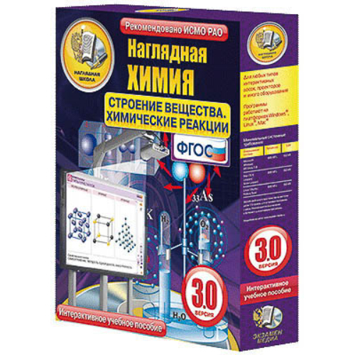 Интерактивное учебное пособие «Наглядная химия. Строение вещества. Химические реакции»
