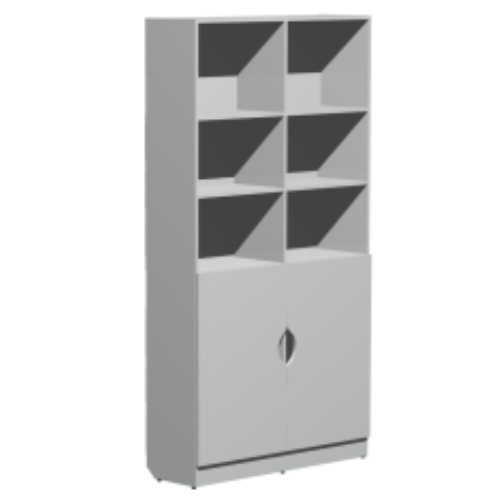 Стеллаж 1000х300х2200 мм. Ясень шимо светлый