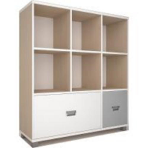 Модуль открытый с полками 1080х360х1140 мм. Ясень шимо светлый