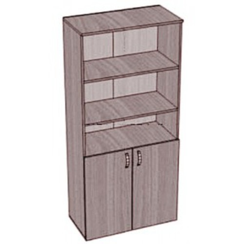 Шкаф полуоткрытый с полками, 2 дверки. 800*400*1800 мм.