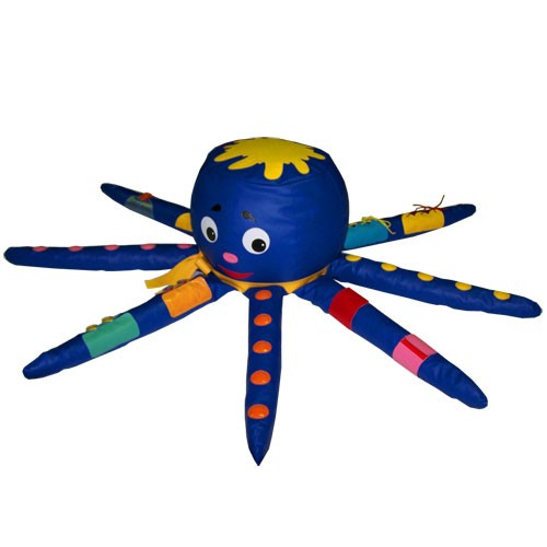 «Пуф Осьминожек» игрушка напольная дидактическая. Н400 мм., В400 мм., L ног 700 мм.