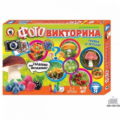 Игра «Фотовикторина Грибы и ягоды»