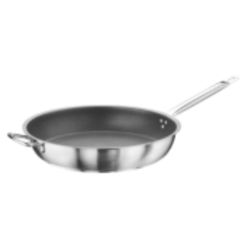 Сковорода (нерж) d=360мм, h=70мм,с АП покр., доп.ручк (индукция)