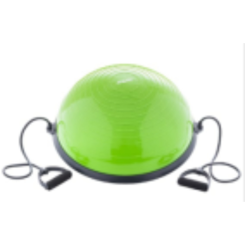Полусфера "BOSU" GB-501 с эспандерами и насосом, зеленый