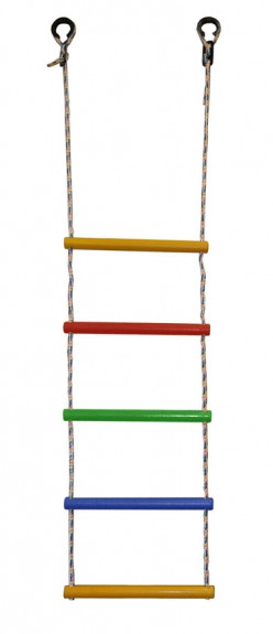 Лестница веревочная Формула Здоровья 5 перекладин радуга ЛВ5-3В