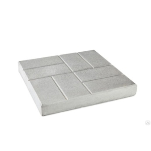 Комплект тротуарной плитки 400х50х400мм, серая, из 8 шт, 132 кг.