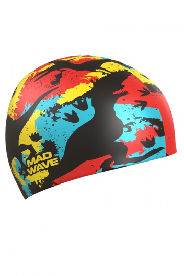 Шапочка для плавания Mad Wave JURASSIC M0553 23