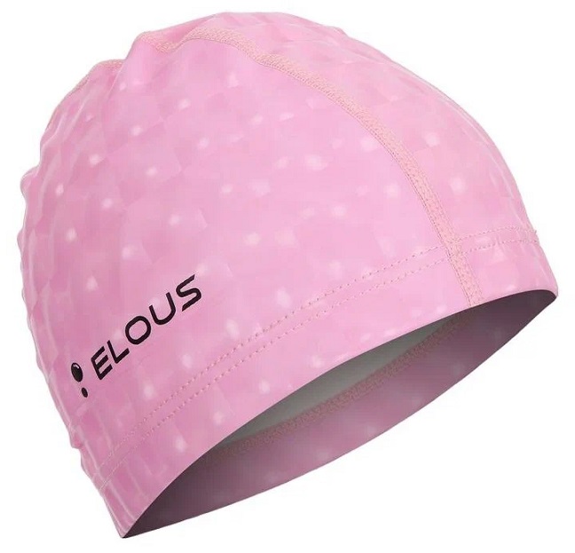 Шапочка для плавания Elous EL002 с 3D эффектом