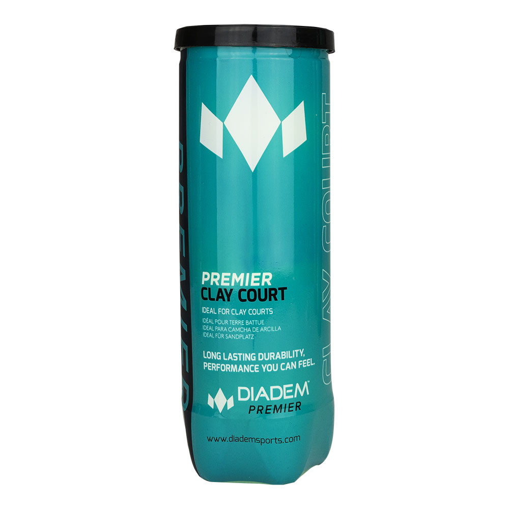 Набор мячей для большого тенниса DIADEM Premier All Court 3B BALL-CASE-CLAYCR (3 шт.в тубе)