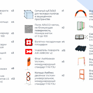 Наборы устройств, модулей, датчиков и электронных и конструктивных элементов БПЛА