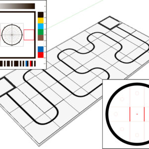 Комплект полей "Первый шаг в робототехнику" (магнит.) 1200*2400 мм. с полями 300*300 мм. 42 шт