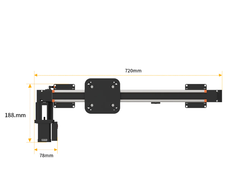 Комплект линейных перемещений к роботизированным манипуляторам Техник "Четырехосевой робот" Комплект линейных перемещений к роботизированным манипуляторам Техник "Четырехосевой робот"