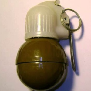 Макет наступательной противопехотной осколочной ручной гранаты ударно-дистанционного действия РГН (индекс ГРАУ-7Г21)